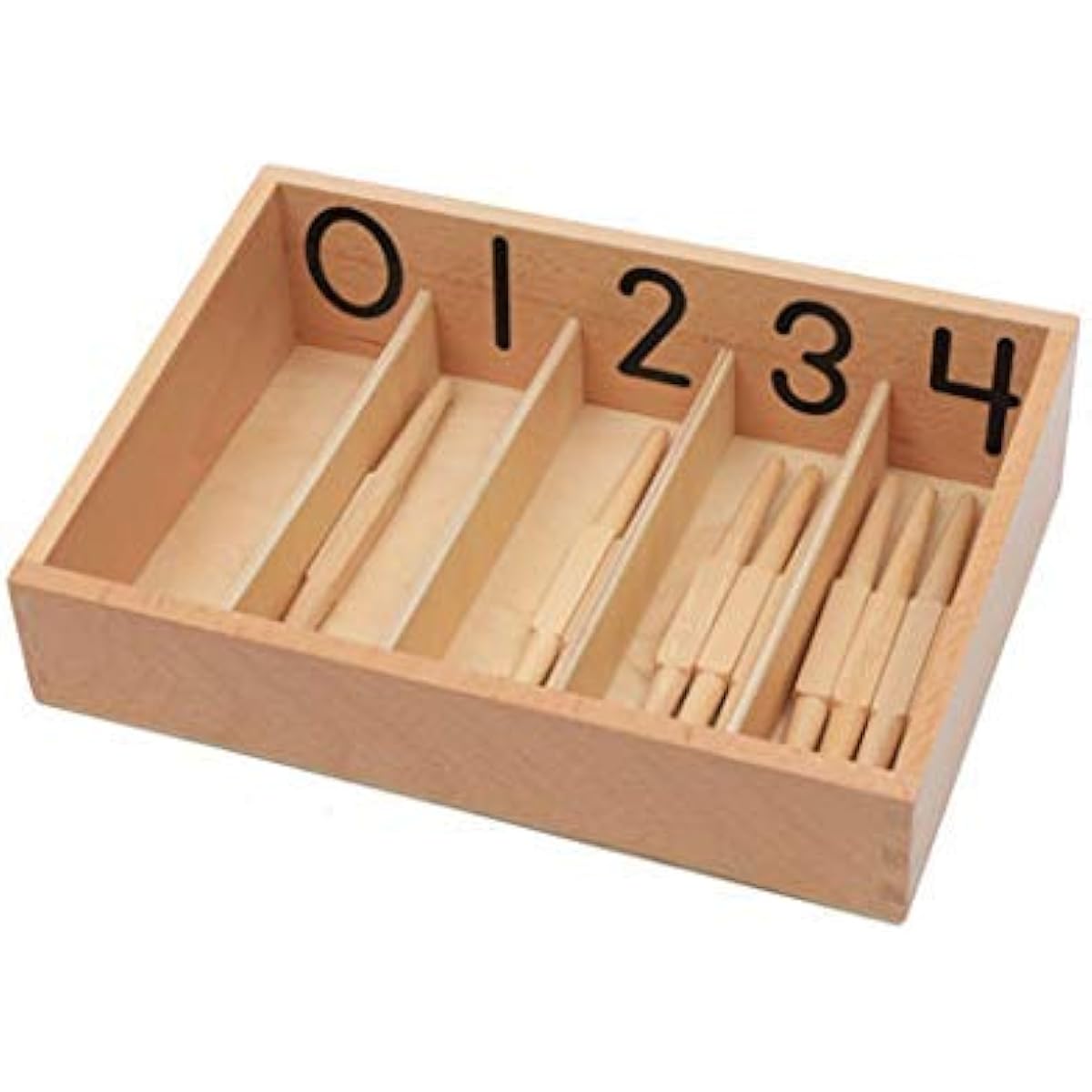 Adena Montessori Spindle Box with 45 Spindles