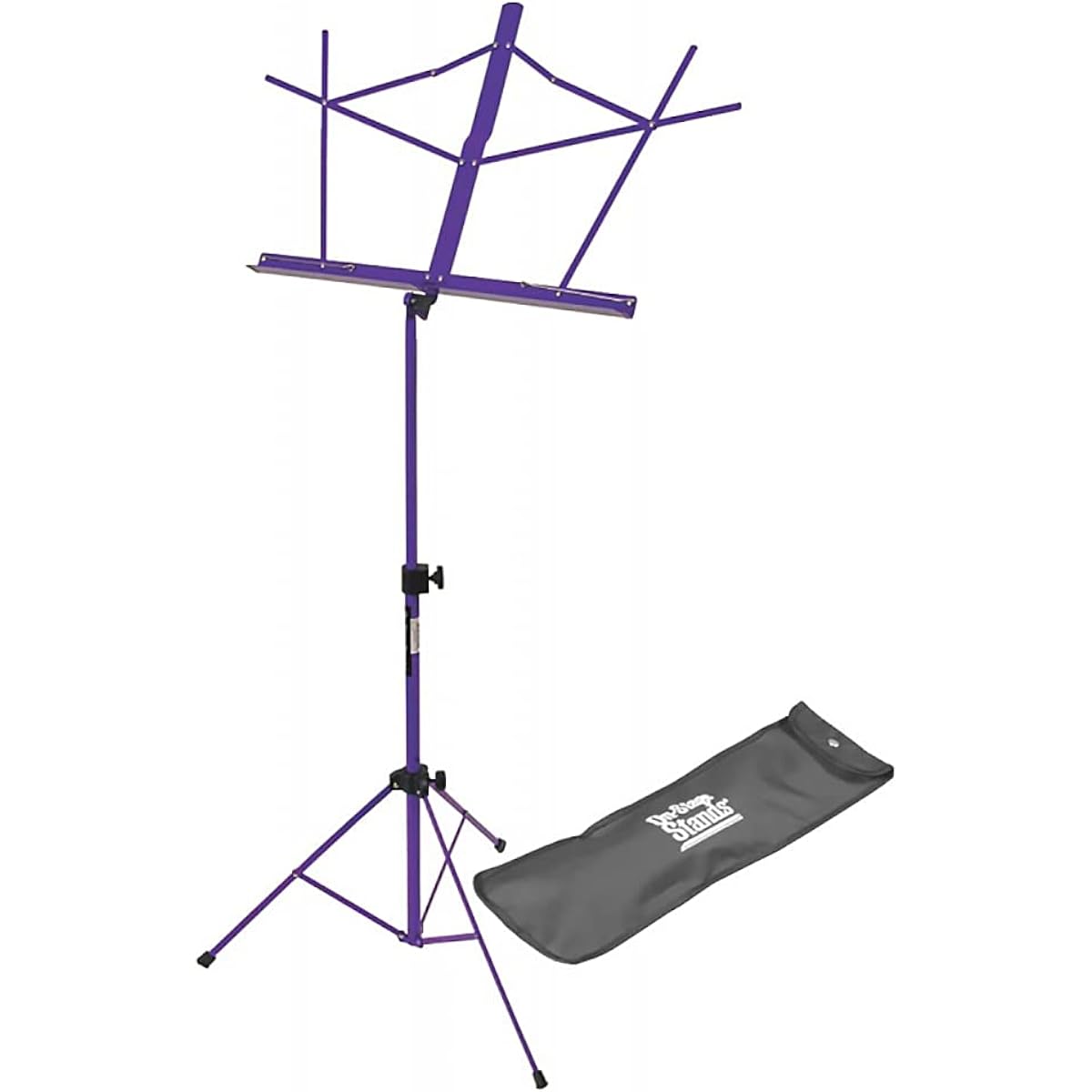 OnStageStands SM7122PB Purple Music Stand Folding with Soft Case (On Stage Stand)