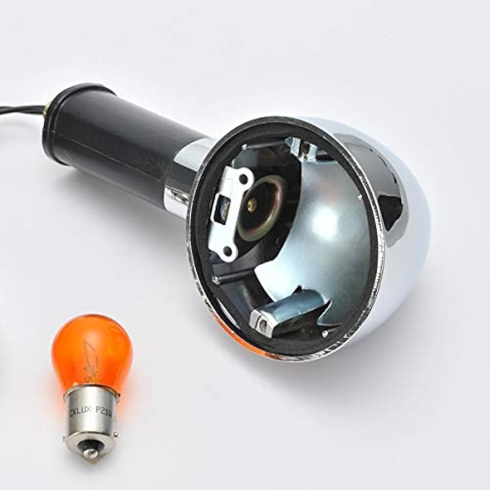 Zephyr 400 750 1100 ZRX2 W400 W650 Eliminator 125 250LX Vulcan Rear Turn Signal Clear Single Ball Rear Turn Signal Stay Genuine Replica / 46490