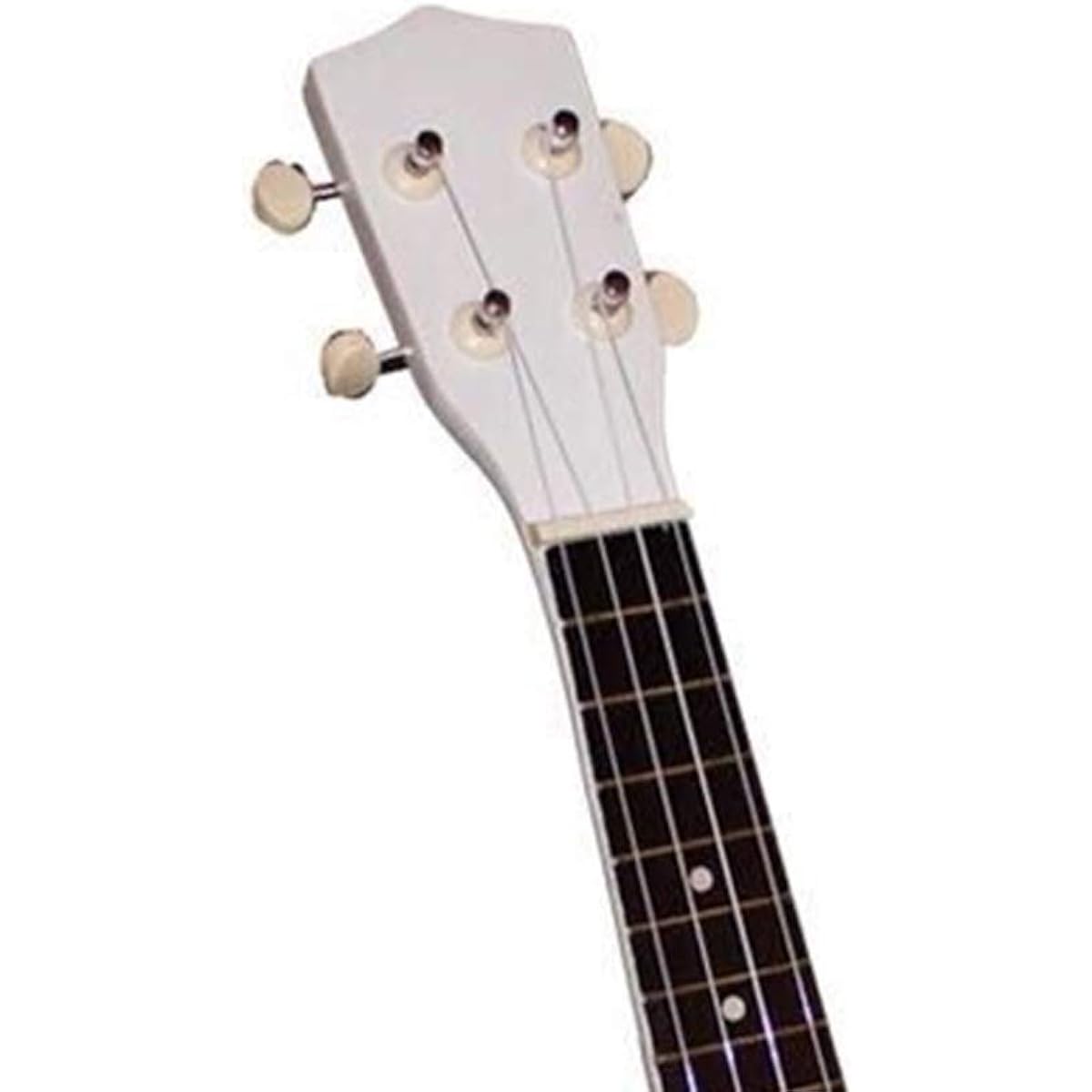 Concert Ukulele 21 Inch Acoustic Ukulele 4 String Hawaii Guitar Musical Instrument White Ukulele for Beginners Ukulele (Color: White, Size: 21 inches)