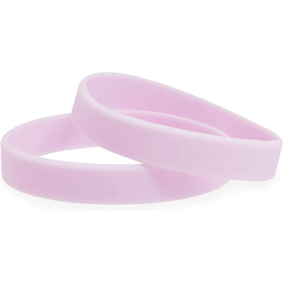 Blue Panda Pastel Silicone Bracelets Kids Party Favors (0.4 x 2.5 inches, 6 Colors, 48 Pack), Medium, Silicone