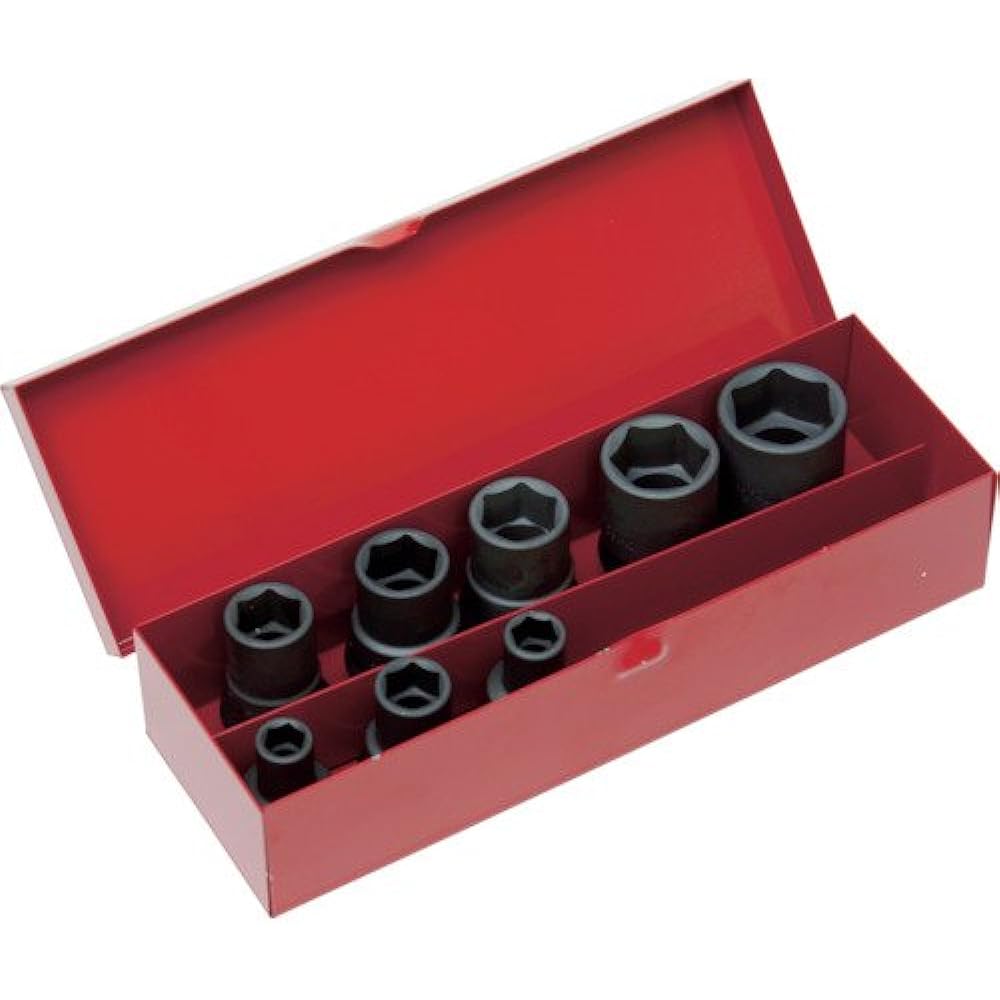 TRUSCO Impact Socket Set of 9, Drive Angle 19.0mm T69SET