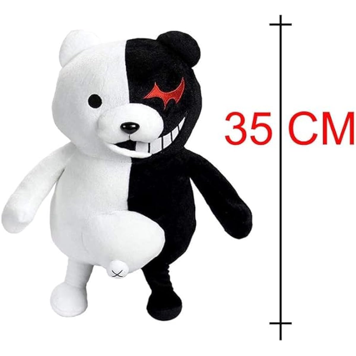 Werycos Monokuma Monomi Plush Toy 35cm 25cm Monobear Plush Toy Black and White Bear Anime Plush Toy