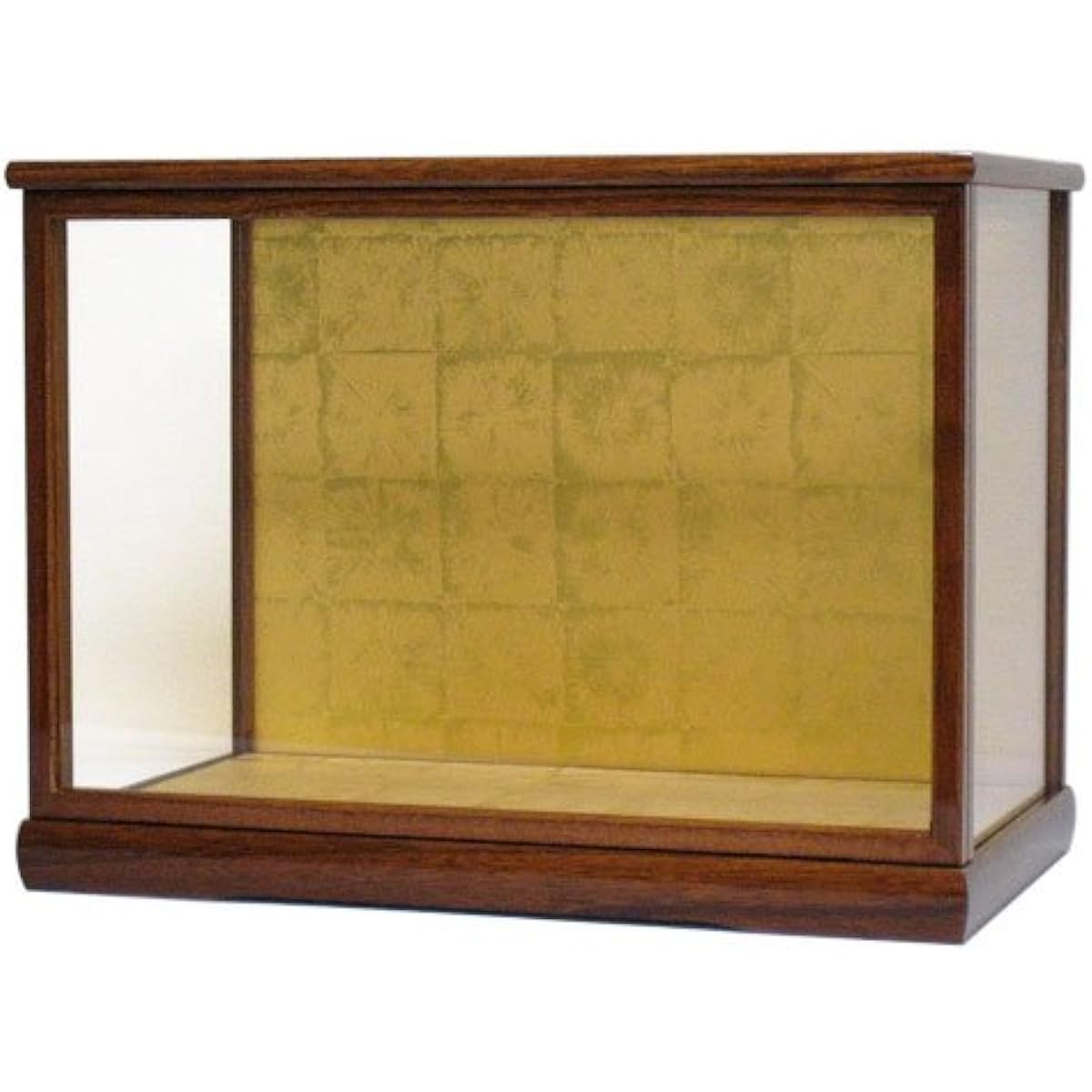 Doll case, width 50 x depth 27 x height 40 cm (inner dimensions of case), zelkova wood finish