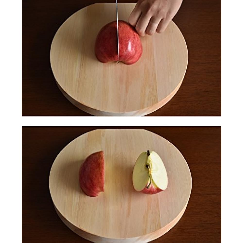 Made in Japan Kiso Hinoki round cutting board Φ35cm
