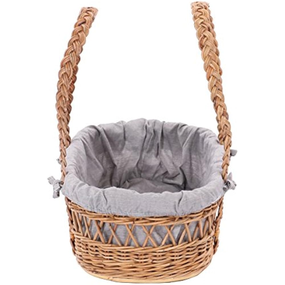 Sunflower Rattan Handbag Basket Natural Rattan Pet Carrier S Size GK130SME