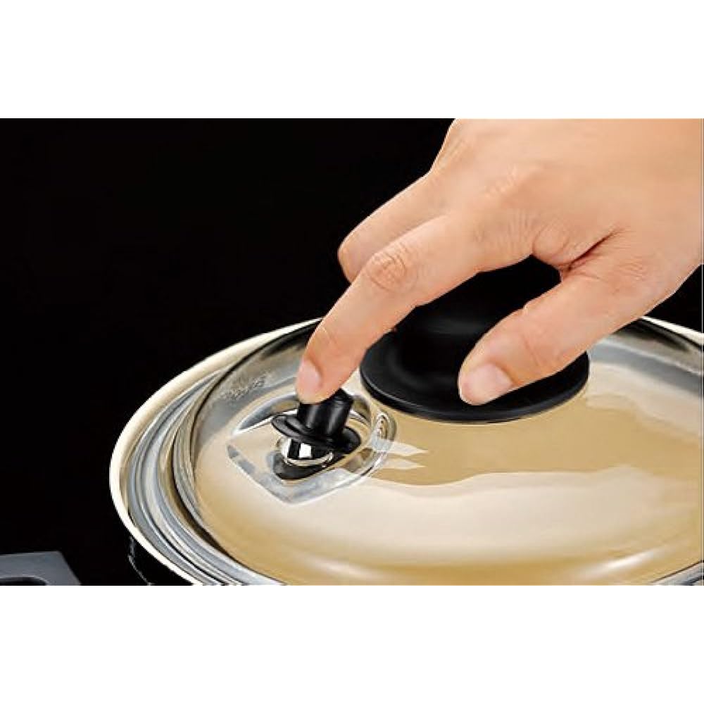 Wahei Freize Deep Decompression Two-Handed Pot 24cm 6L Insulated Cooking Pot Lop Tuck Compatible with IH RR-4348