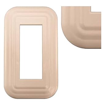 Sugatsune Industries Switch/Outlet Plate Premium Enamel Retro Series Cream PXP-HH01-CM