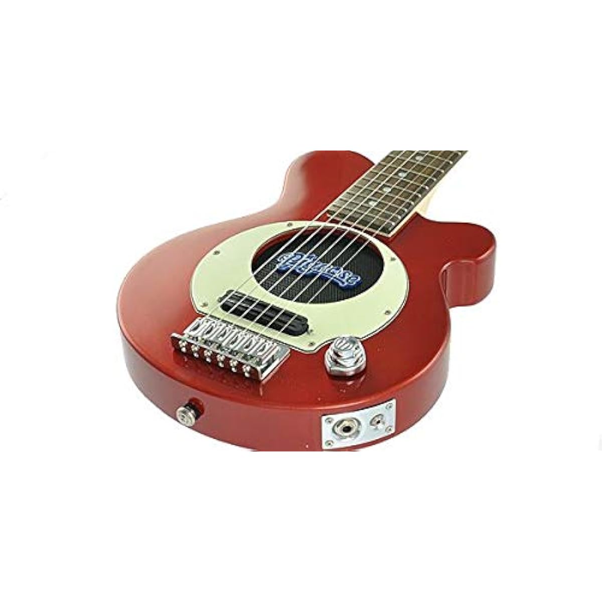 PIGNOSE PGG-200 Candy Apple Red Mini Guitar with Built-in Amplifier and Speaker
