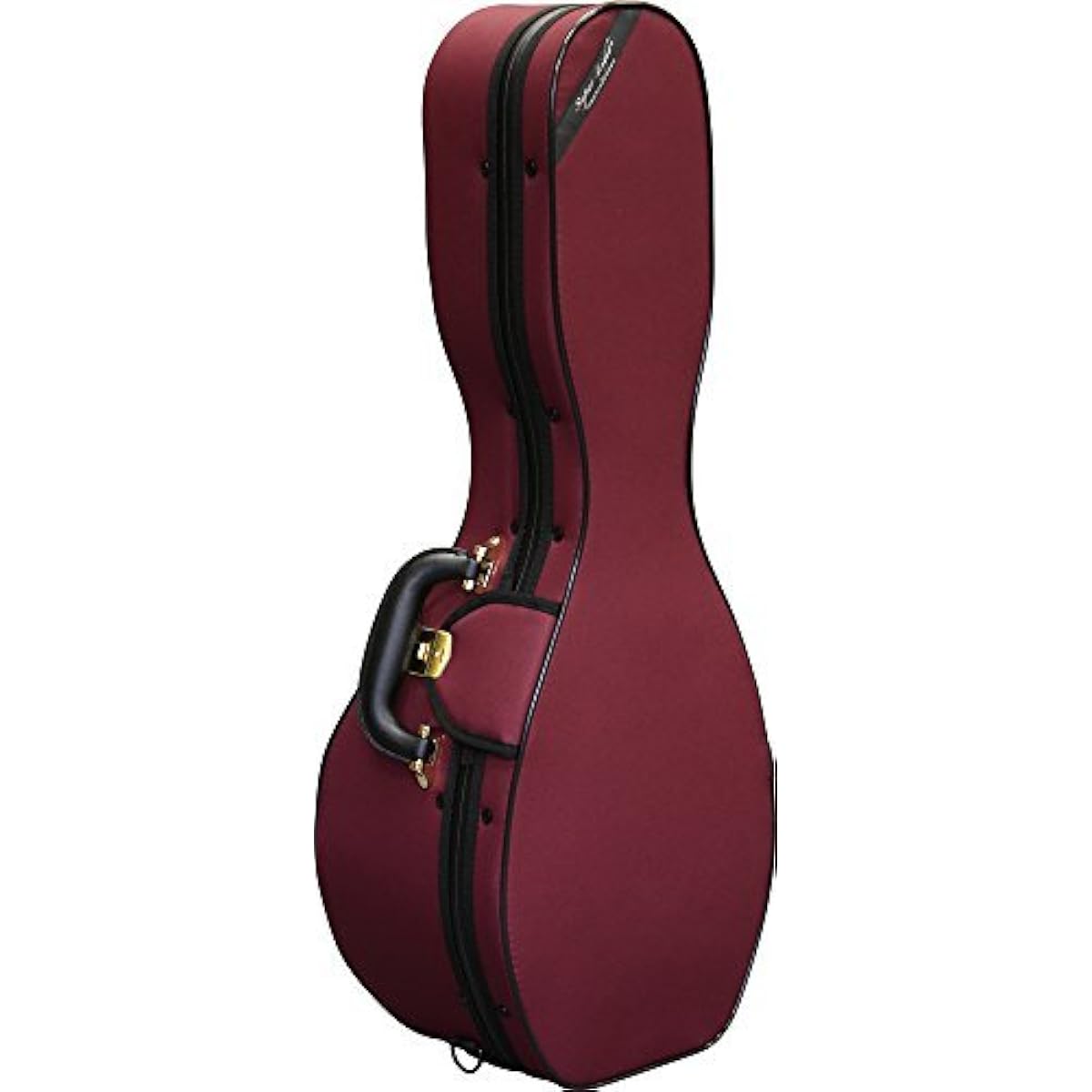 Super Light Round Mandolin Case Burgundy
