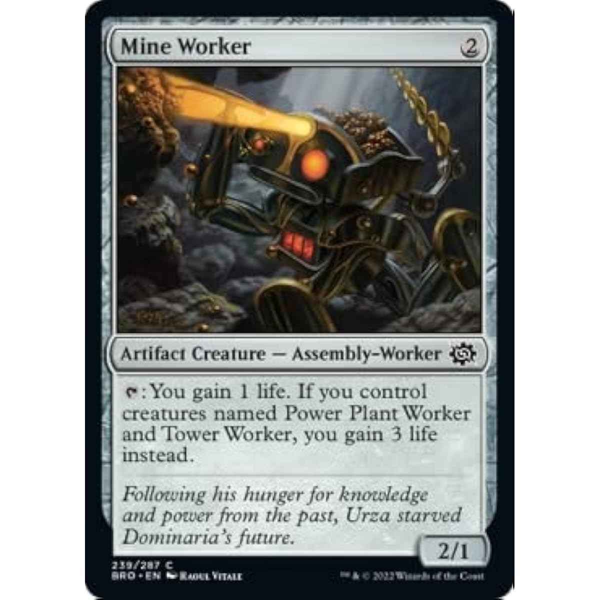 Magic: The Gathering - Mineworker (239) - Foil - The Brothers War