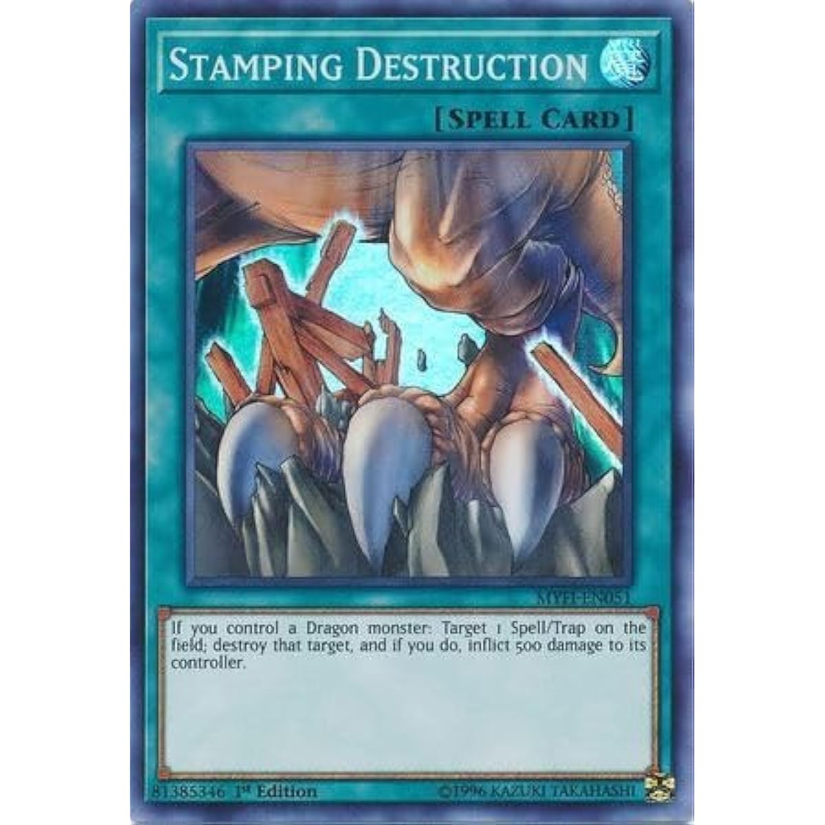 Stamping Destruction - MYFI-EN051 - Super Rare - 1st Edition