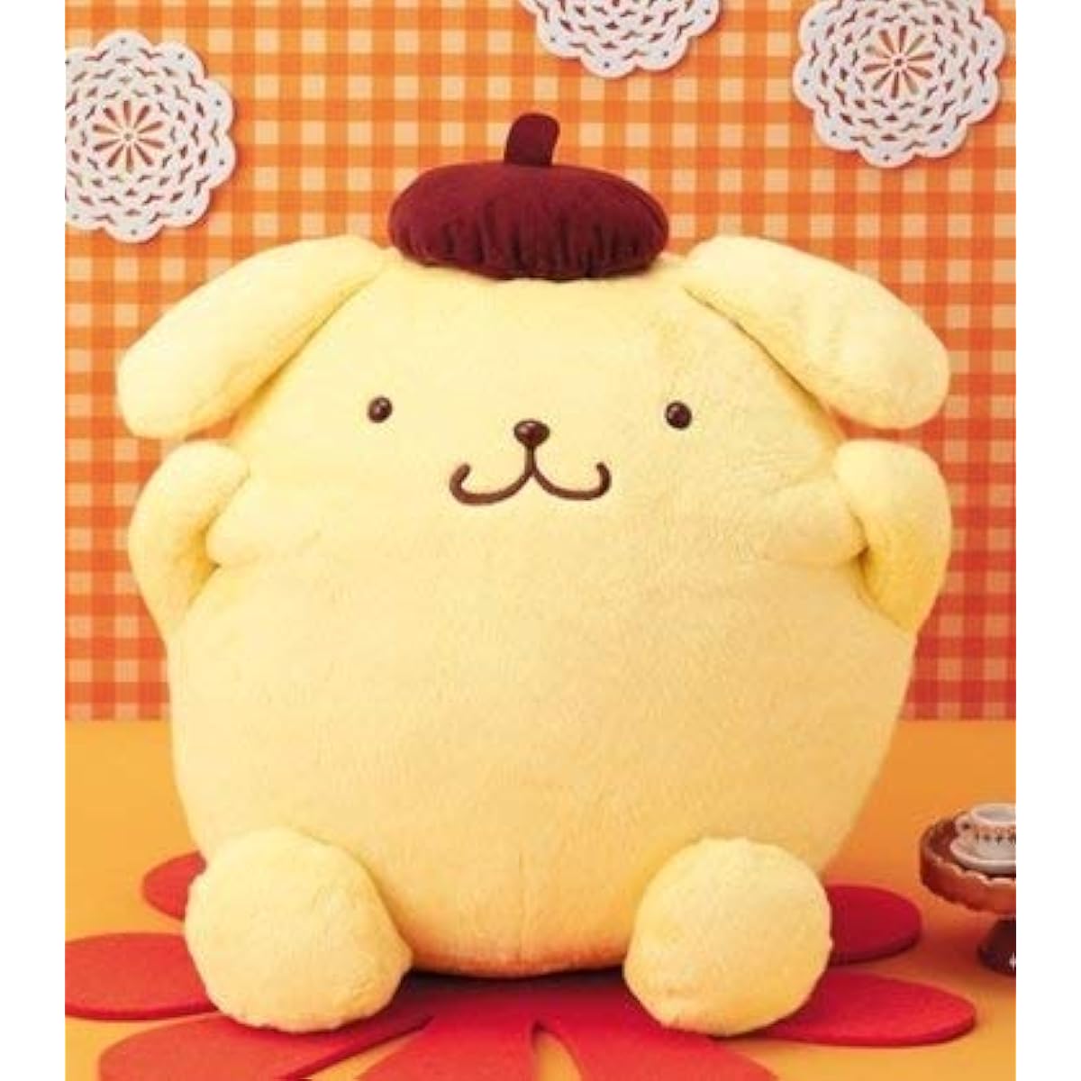 Pompompurin Pom Face Big Plush Toy Single Item