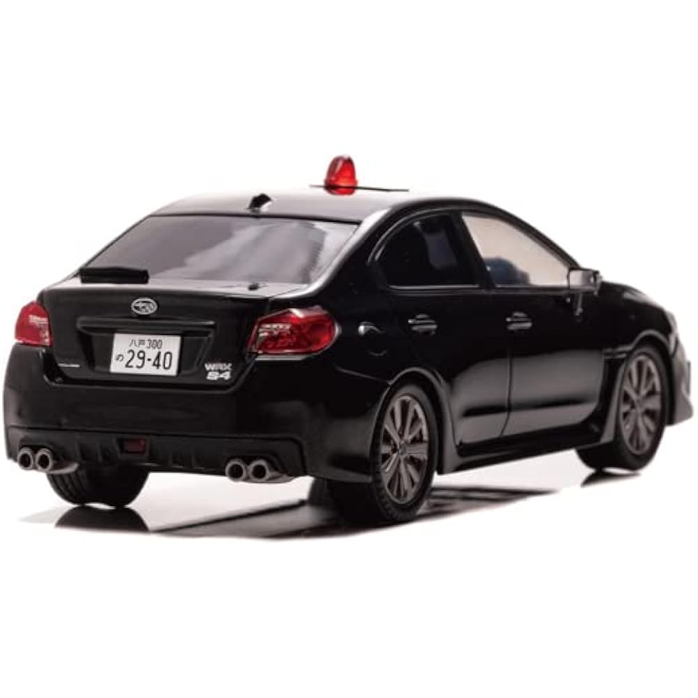 RAI'S 1/43 Subaru WRX S4 2.0GT Eye Sight (VAG) 2018 Aomori Prefectural Police Traffic Department Traffic Riot Police Vehicle (Masked Black) Completed Product H7431809