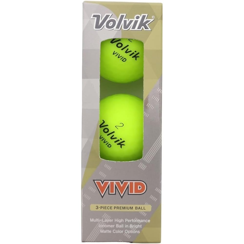 2022 Volvik Golf Ball VIVID 22 Green