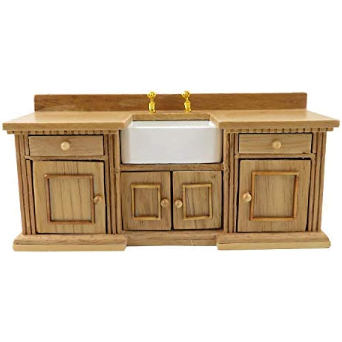 Belfast Sink Kitchen Furnishings Dollhouse Light Oak Smallbone Sink Unit
