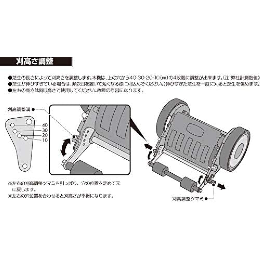 Daishin Manual Lawn Mower Automatic Adjustment Blade 4939736702048 DGM-H200R Horticulture Gardening Agriculture Women Comfortable Easy Garden Farming Home Vegetable Garden Shiba Compact Reel Type Quiet Wide Range Safe Hand Push Mower Tool Lightweight