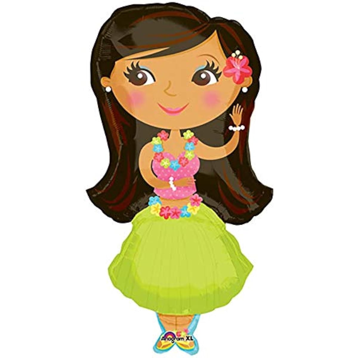 hula luau balloon luau balloon
