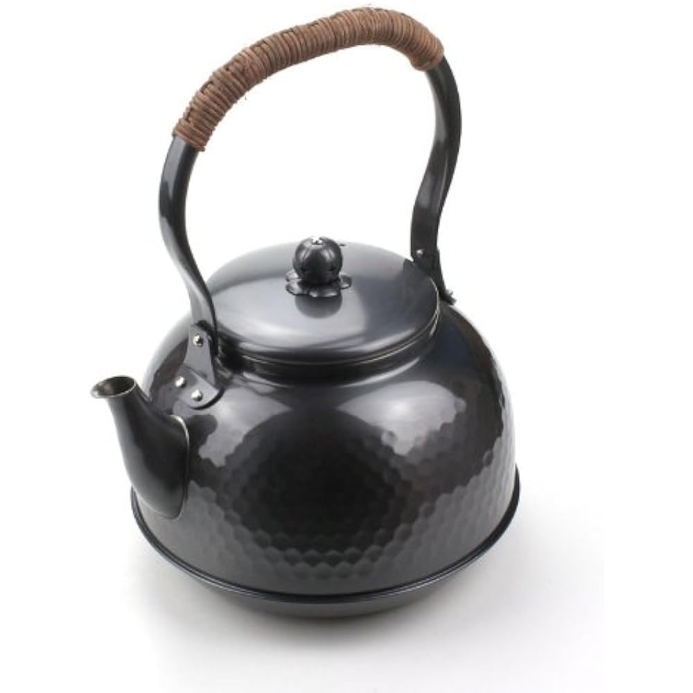 Shinkodo Shinshin Pure Copper Black Copper Finish Hammered Kettle 2.3L BC-7 1896g Black