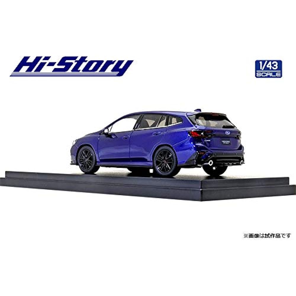 Hi Story 1/43 Subaru LEVORG STI Sport (2020) STI Sports Parts Lapis Blue Pearl Finished Product HS333BL