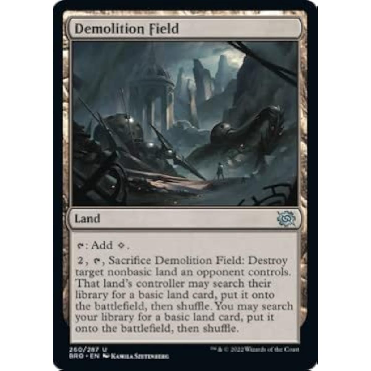 Magic: The Gathering - Demolition Field (260) - Brothers at War