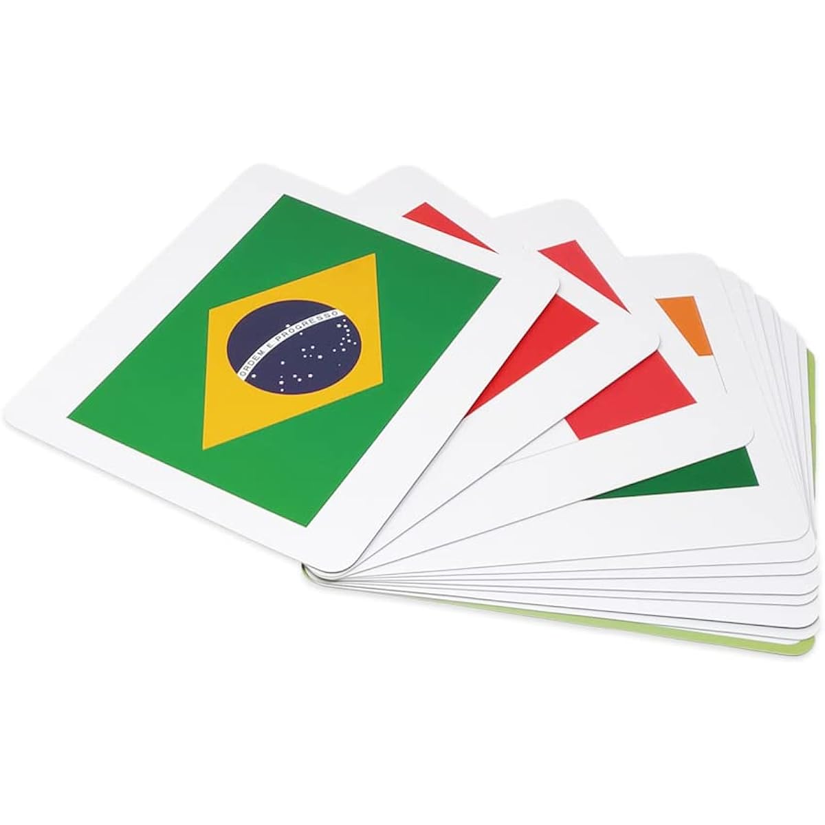 Brainsmith Quantum Flash Cards, National Flags - Educational Flashcard Set 1 for Toddlers and Kids (8 months to 8 years) for Brain Development