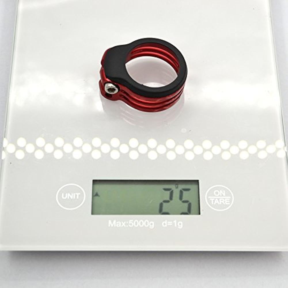 FOURIERS Seatpost Clamp Seat Clamp Red seatpost clamp red 31.8mm