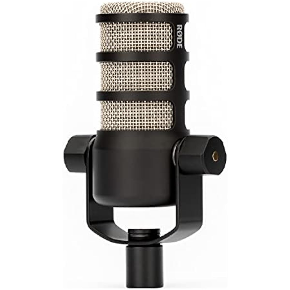 Rode PodMic Cardioid Dynamic Podcasting Microphone Bundle with Knox Gear Desktop Telescoping Mic Stand and XLR Cable (3 Items)