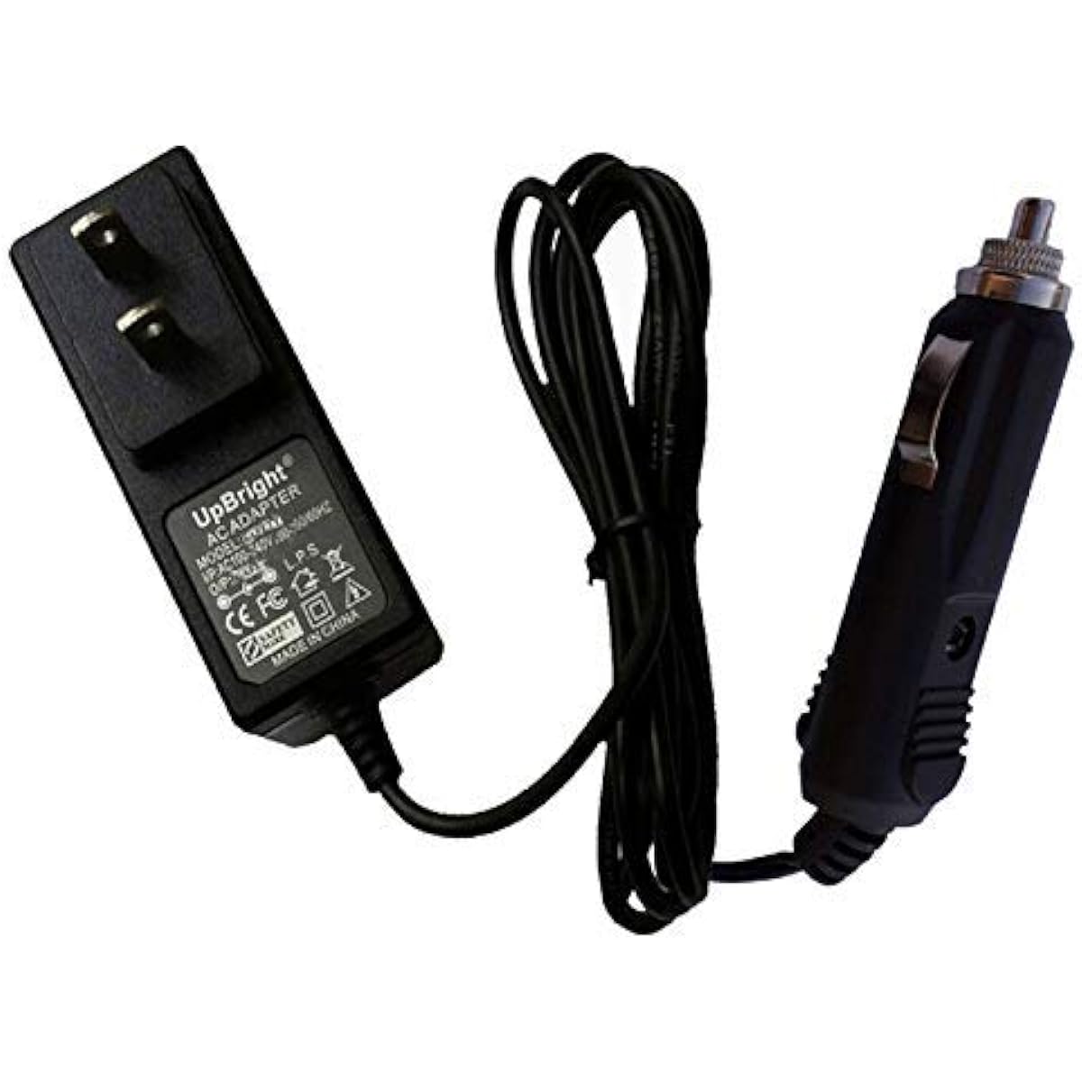 UpBright Male Lighter Plug 12V AC/DC Adapter Compatible with Duracell DRJS30 DRJS10 DRJS20 DRJS10A DRJS 10 20 30 Jump Starter 500 600 750 900 Peak Amp 500A 600A 750A 900A Battery Power Charger