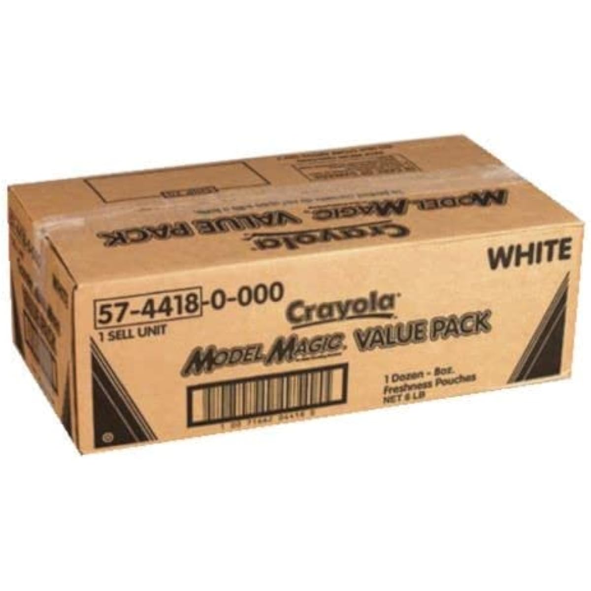Model Magic Clay Powder White 8oz Bag x 12 Bags Sold in Boxes of 96oz