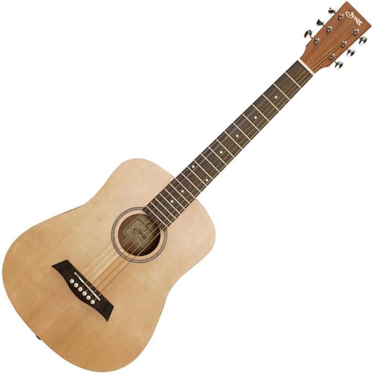 S.Yairi YM-02LH/NTL (Natural) Elementary school students can play from the first grade! Kids guitar beginner set Acoustic guitar for children Mini guitar Natural Left-handed S Yairi