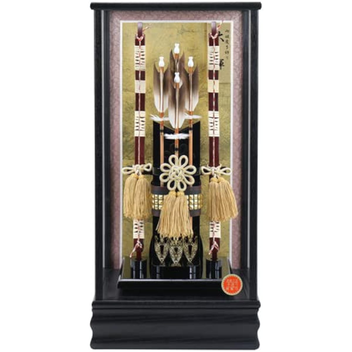 Various Hamayumi Decorations Hamayumi (External dimensions) First Boy's Festival Compact May Doll (Width 23 x Depth 20 x Height 38 Takumi)