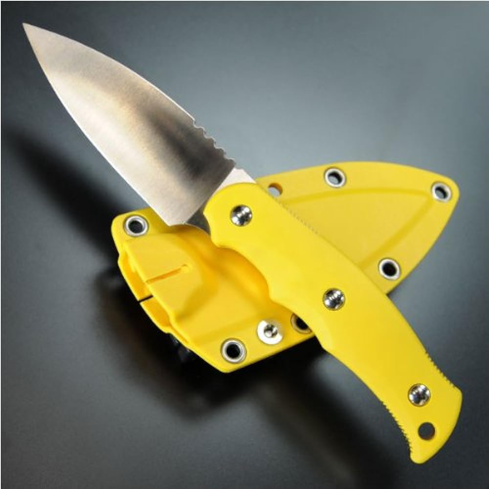 G SAKAI Survival Knife Made in Japan Rust-resistant Steel Fishing Fish Ikejime Fishing Outdoor New Sabi Knife 6 Baby Shachi