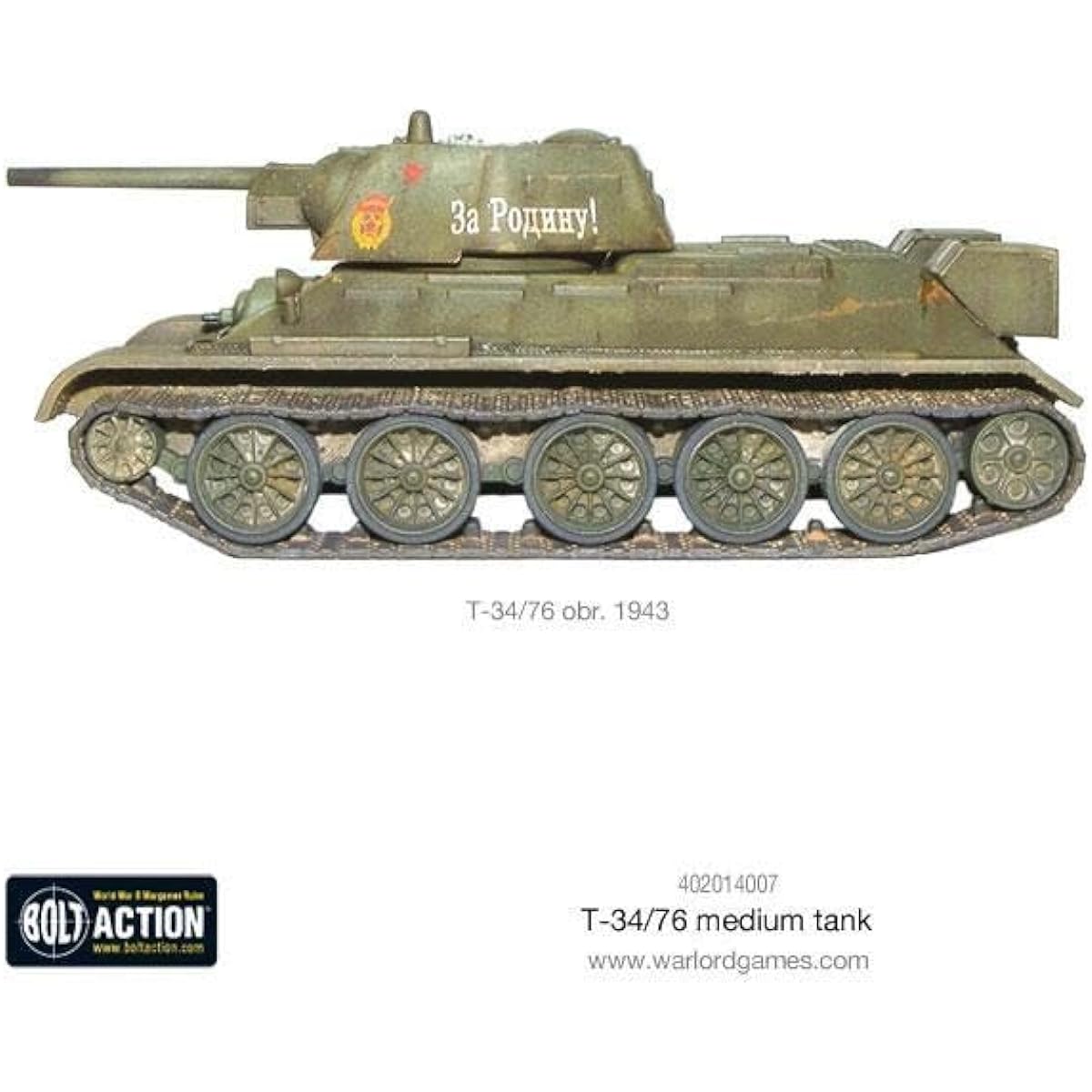 Medium T34 85 Soviet Tank Miniatures by Warlord Games