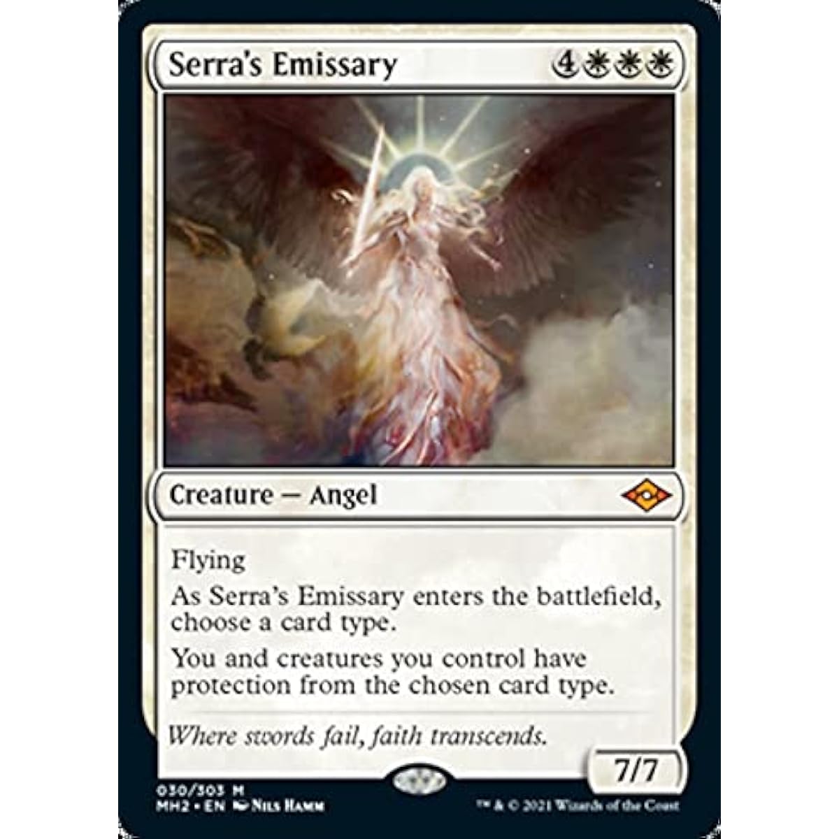 Magic: The Gathering - Serra Emissary (030) - Modern Horizons 2