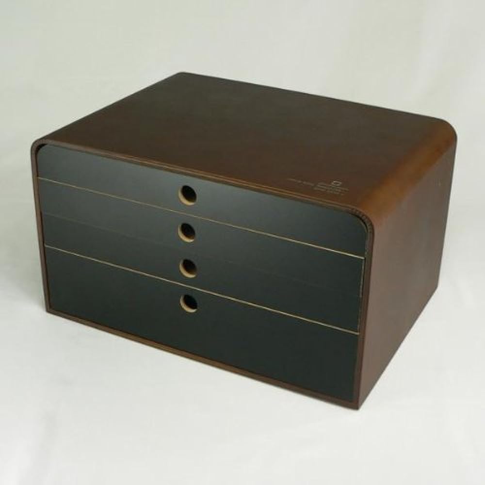 YK09-117 A4 FILE CASE 4-tier natural/white 4090k