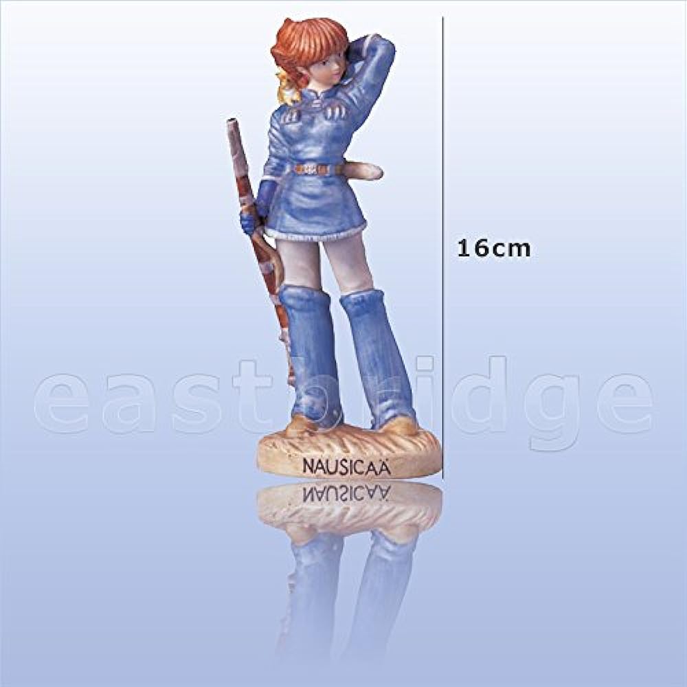 Studio Ghibli Nausicaa of the Valley of the Wind Nausicaa ceramic figurine + 1 frame of movie film included (ceramic figure)