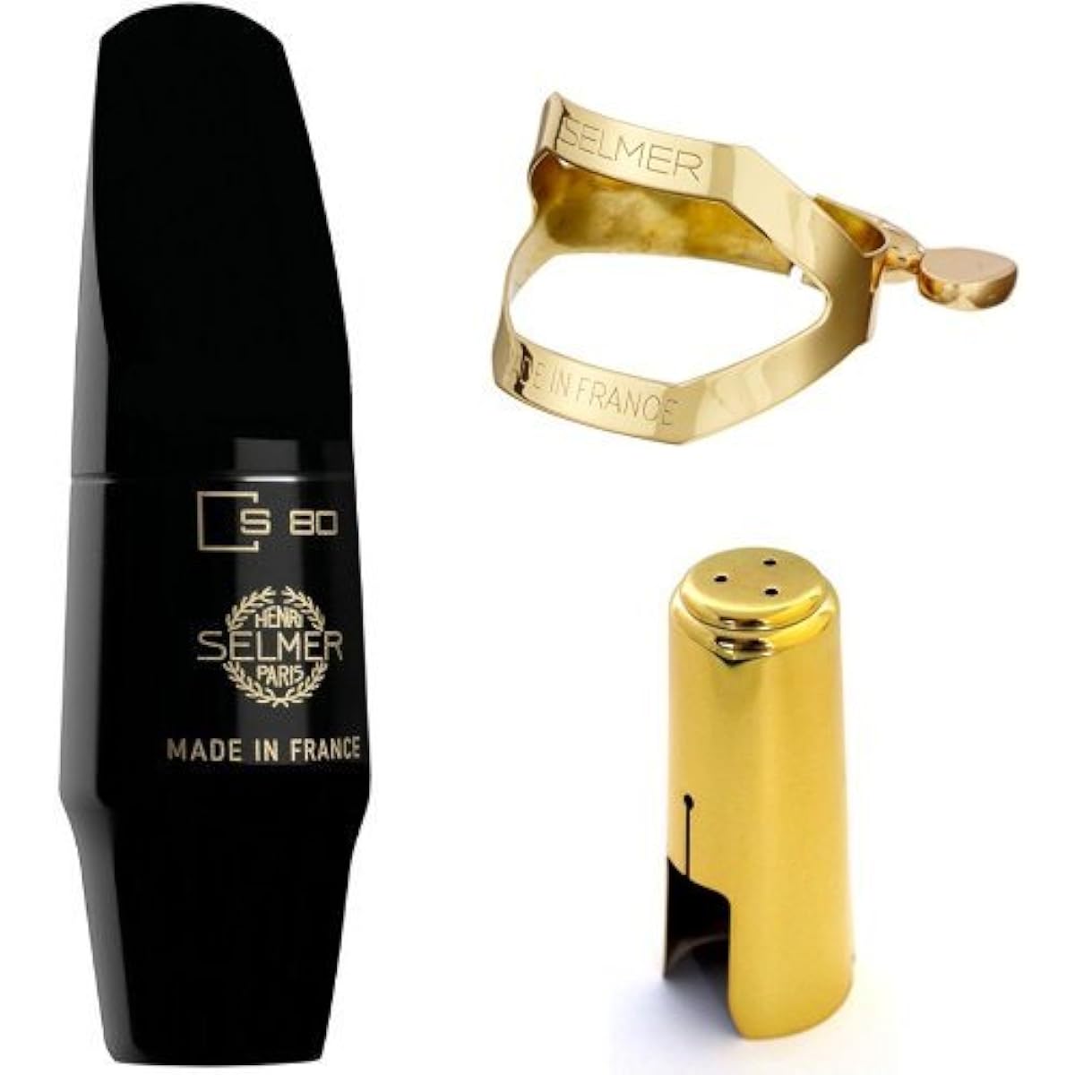 Selmer Paris Tenor Saxophone Mouthpiece S80 C* Ligature and Cap Set