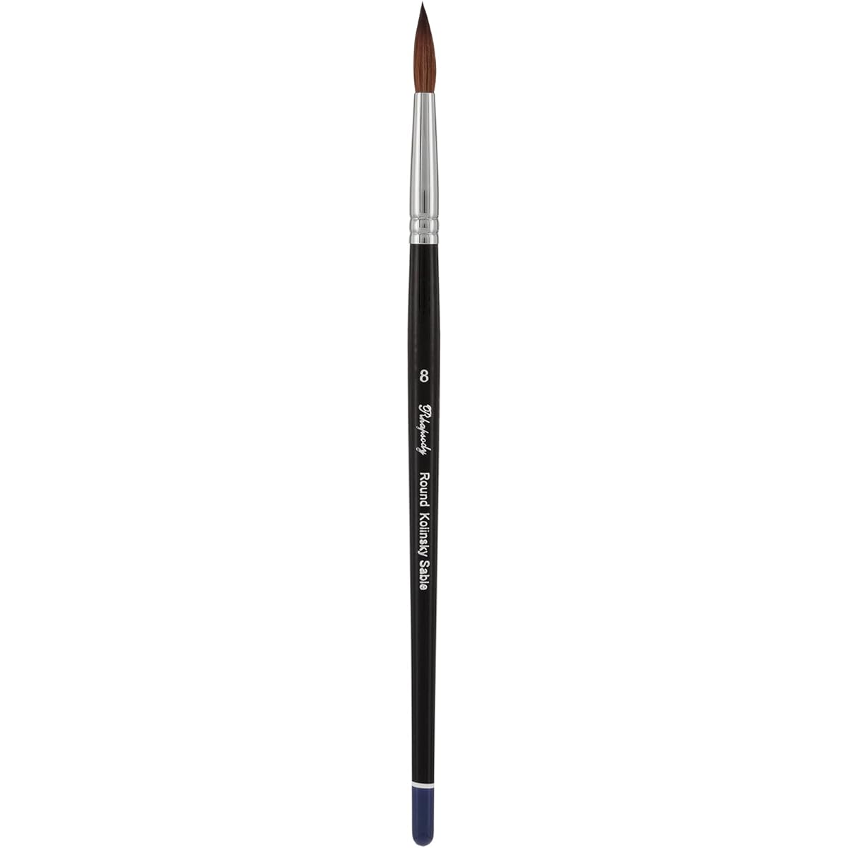 Creative Mark Rhapsody Kolinsky Sable Short Handle Brush - # 8 for Artists, Students and Professionals - Great Spring Full Berry Wash English Size Unbreakable Point
