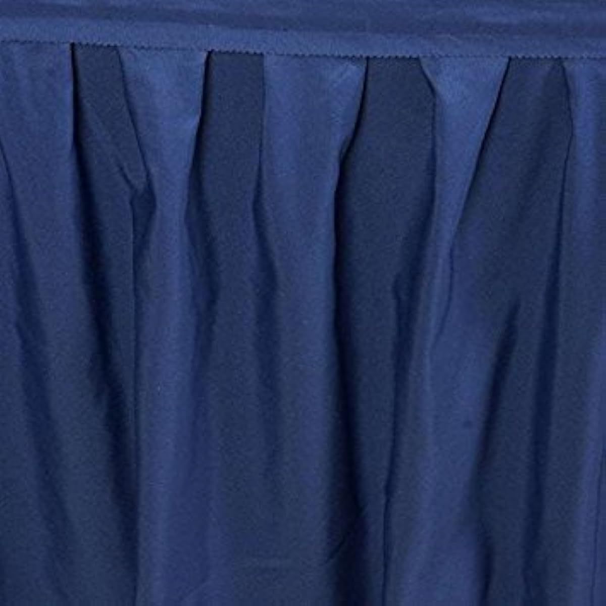 BalsaCircle 21' x 29" Navy Blue Polyester Banquet Table Skirt Linen for Wedding Party Event Decorations Kitchen Dining
