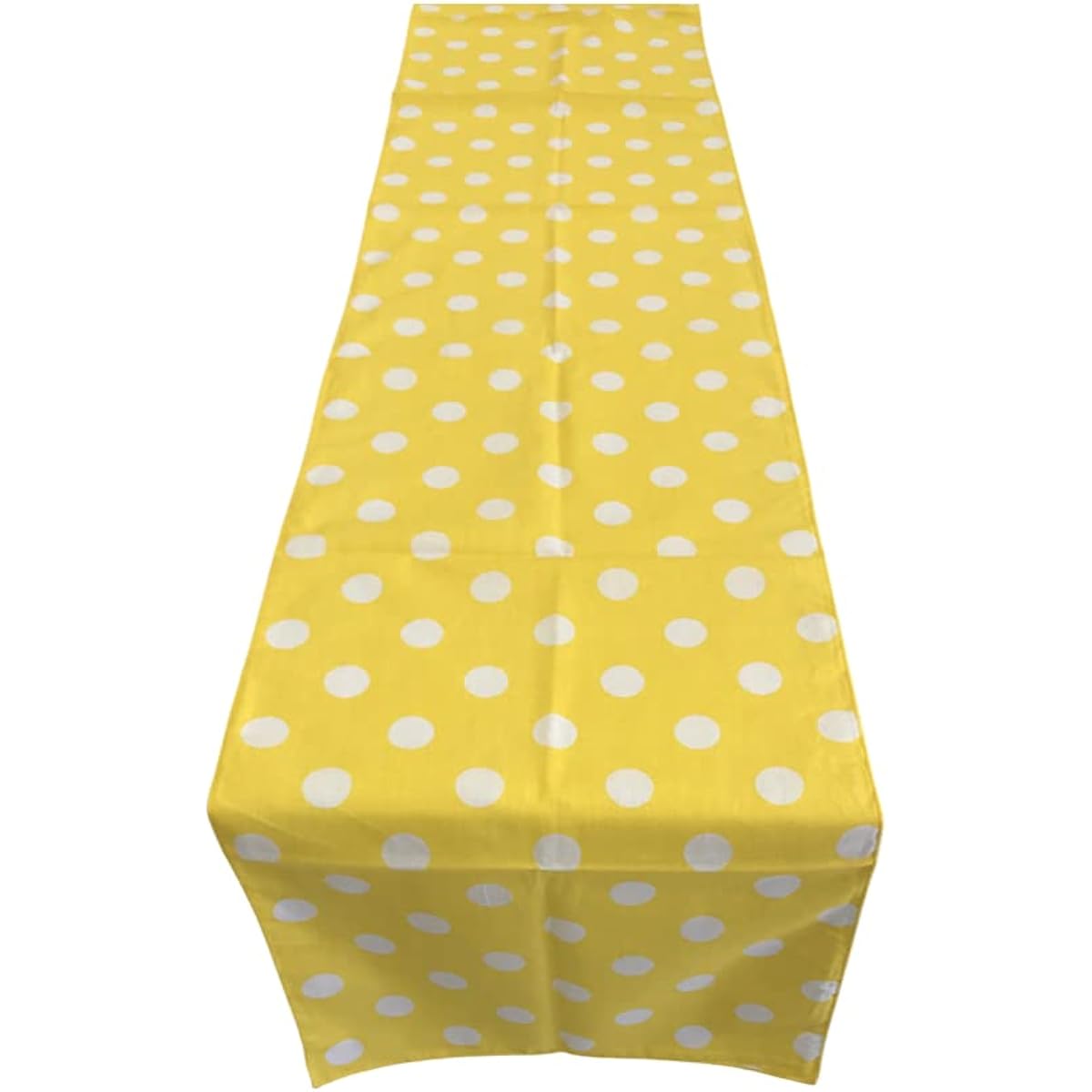 New Creations Fabric & Foam Inc Polka Dot Polycotton Table Runner 12" Wide x 108" Long