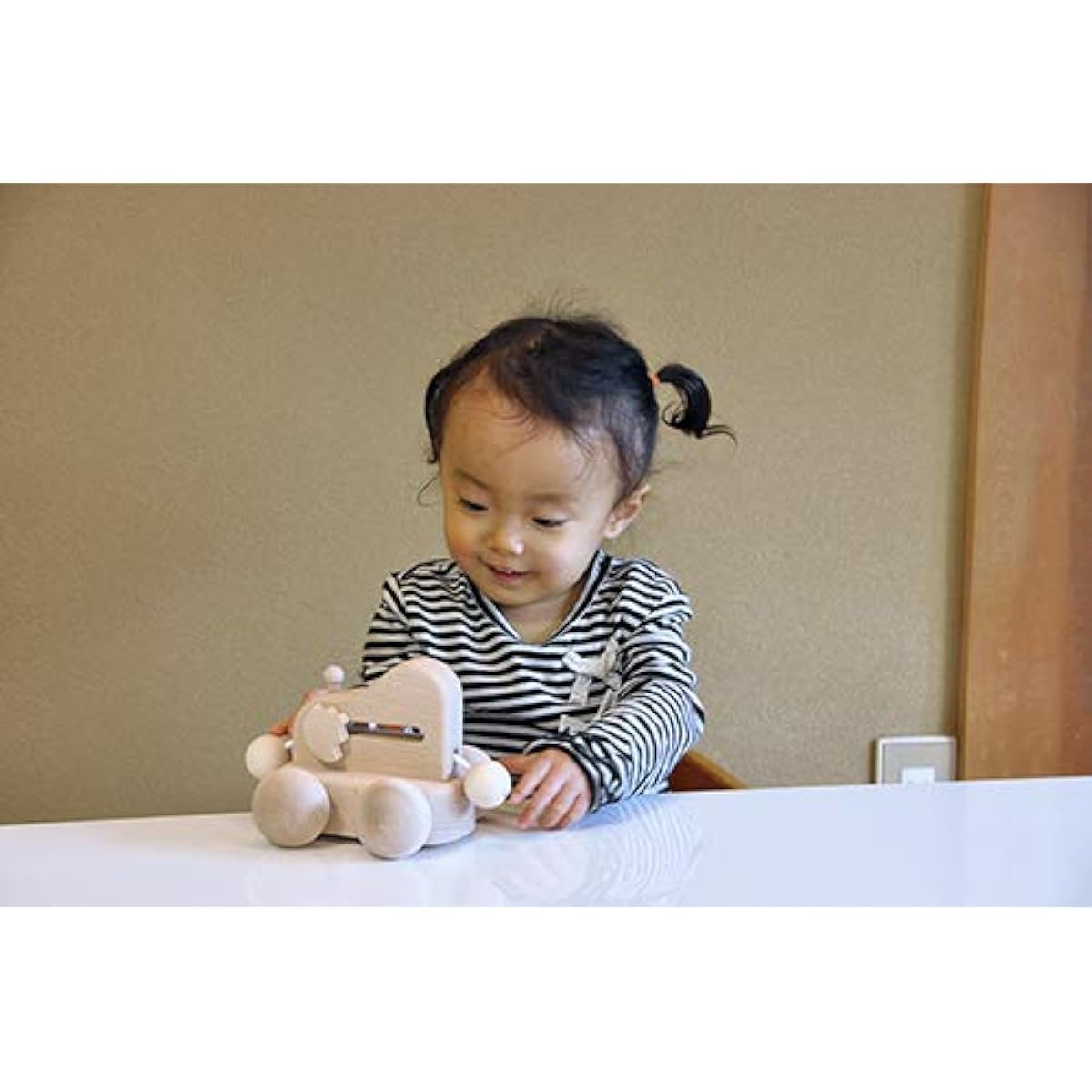 Whispering Sounds of the Forest (Hyokkori Hyoutanjima) Limited stock Baby gift First toy Anime Song Tone Sleep Good night Baby shower Gift Made in Japan Wooden Beech Solid Unpainted