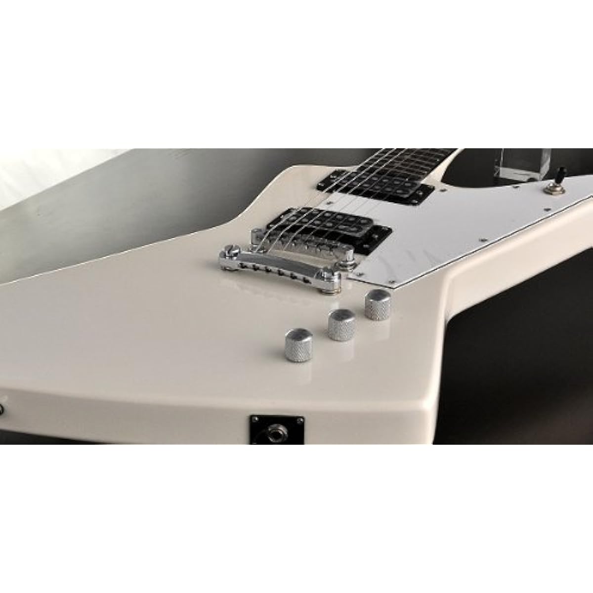 PLAYTECH EX500 White Electric Guitar