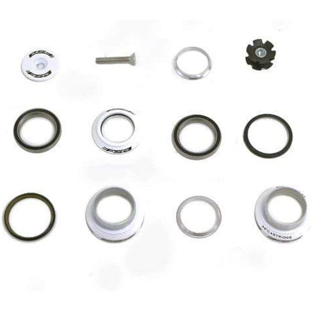 FSA Orbit MX 1-1/8Inches Threadless MTB Road Headset with Top Cap, White, NO.20, XTE1510