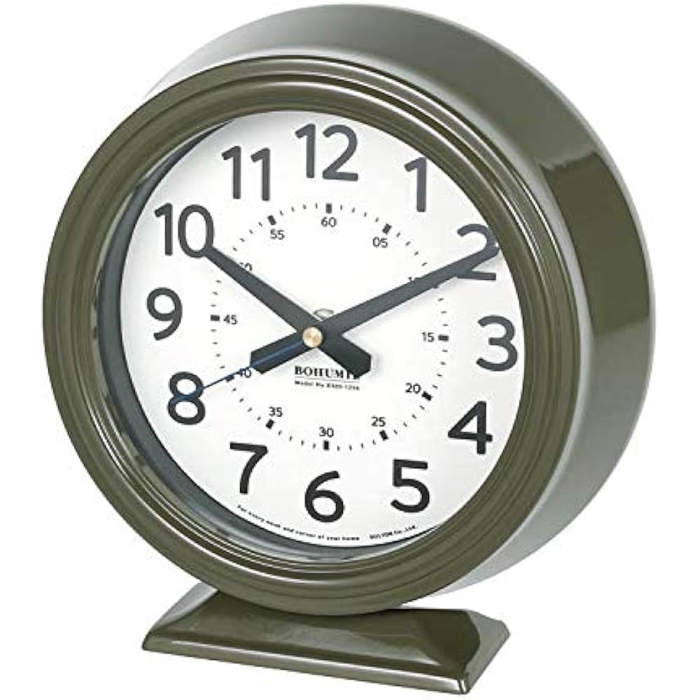 Dalton Bohumil Clock Chrome Table Clock with Playfulness Height 220mm Width 215mm Depth 80mm K925-1256CR