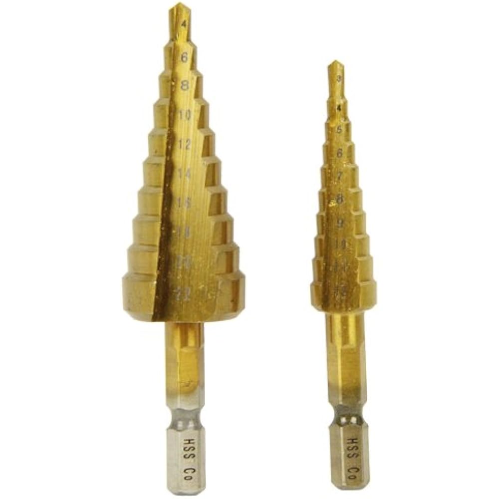 E-Value Step Drill for Stainless Steel Set of 2 ESD-2 (Metal/Metalwork)