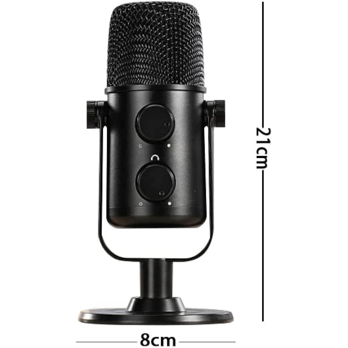 Microphone Podcast Computer Condenser Multipurpose Plug and Play Studio Mic for Studio Recording and Streaming Games