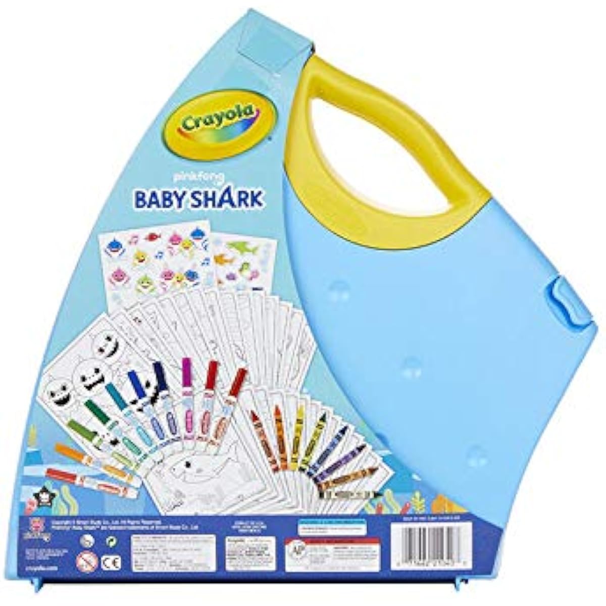 Crayola Baby Shark Coloring Set, Gift for Kids, 3, 4, 5, 6