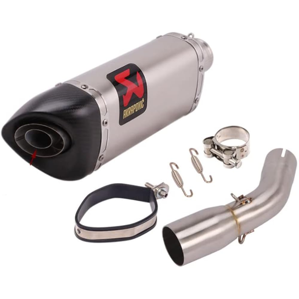 Bike Muffler Slip-on Muffler Bike Silencer Intermediate Pipe Exhaust Pipe Suzuki SUZUKI SV650 2015-2022