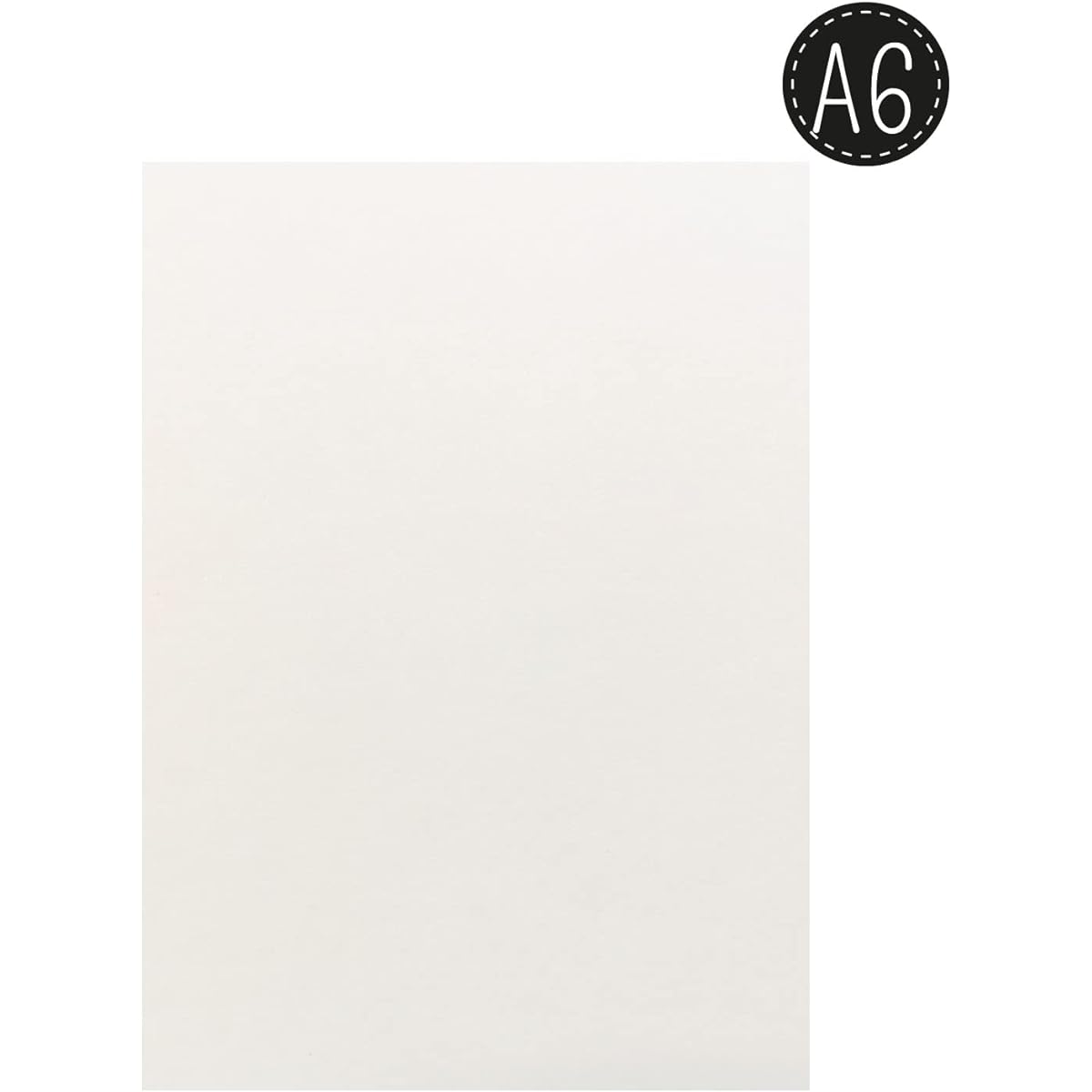 Vaessen Creative Florence Hot Press Watercolor Paper A6 Ivory 200GSM Artist Grade Quality Smooth Surface 100 Sheets for Painting, Hand Lettering and Art Projects